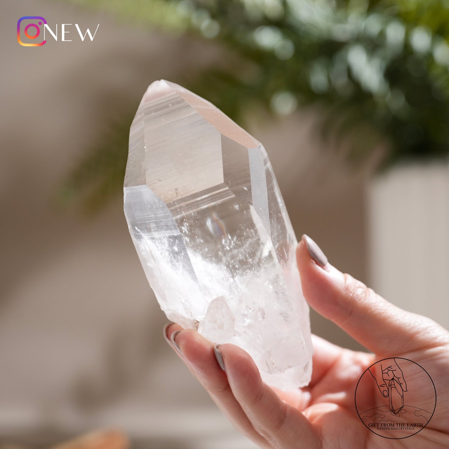 Brazilian lemurian quartz