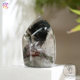 紅綠幽靈水晶柱