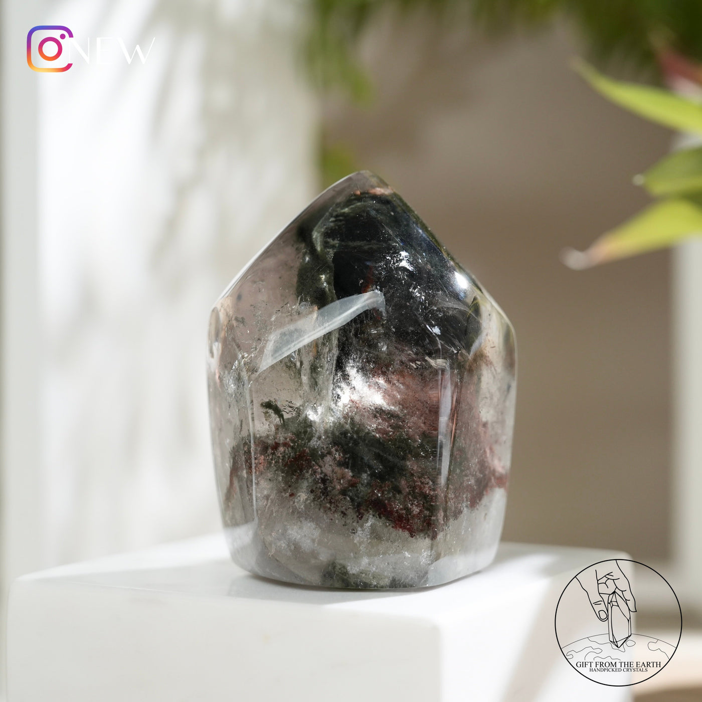 紅綠幽靈水晶柱