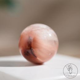 粉紅兔毛水晶球