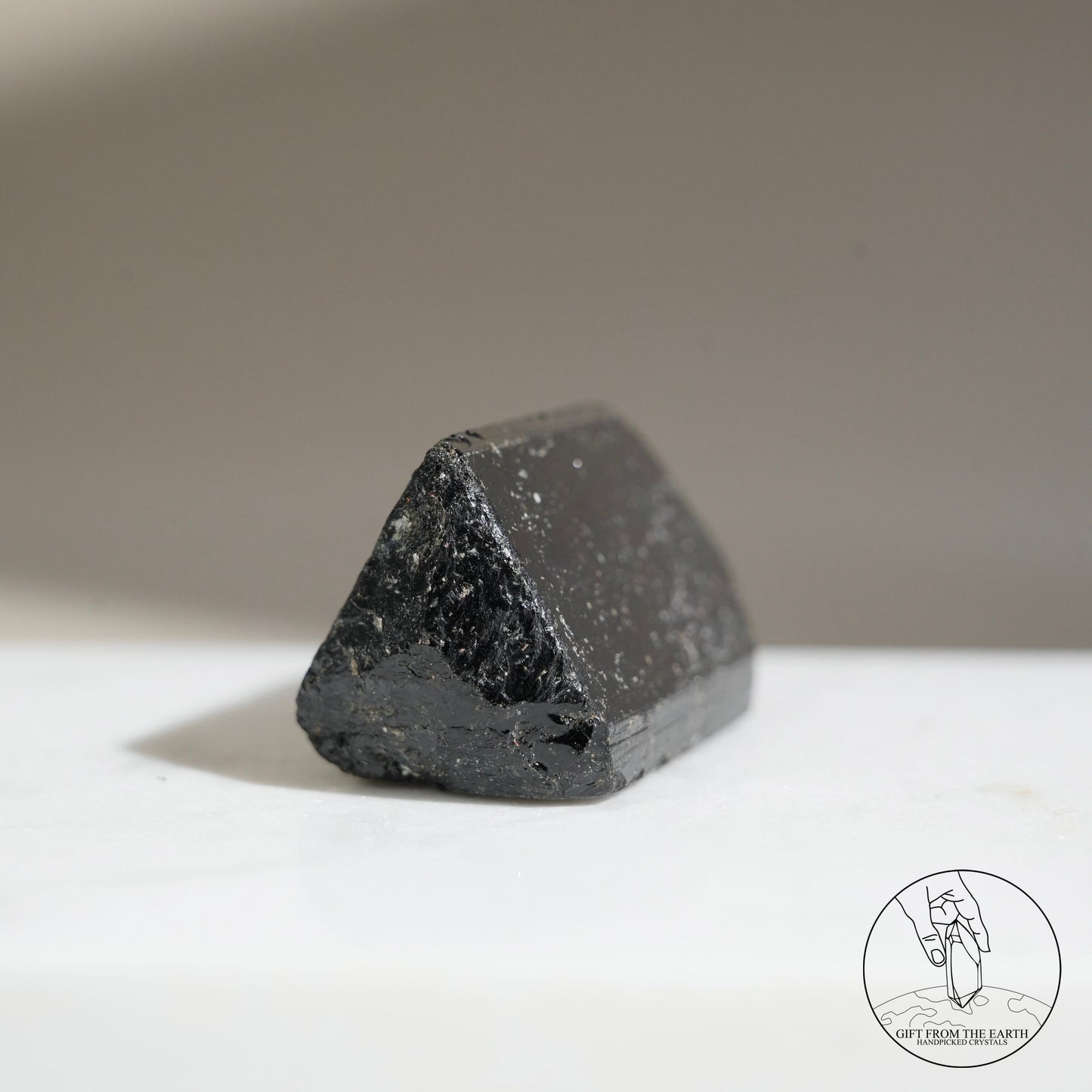 Madagascar lustrous black tourmaline 