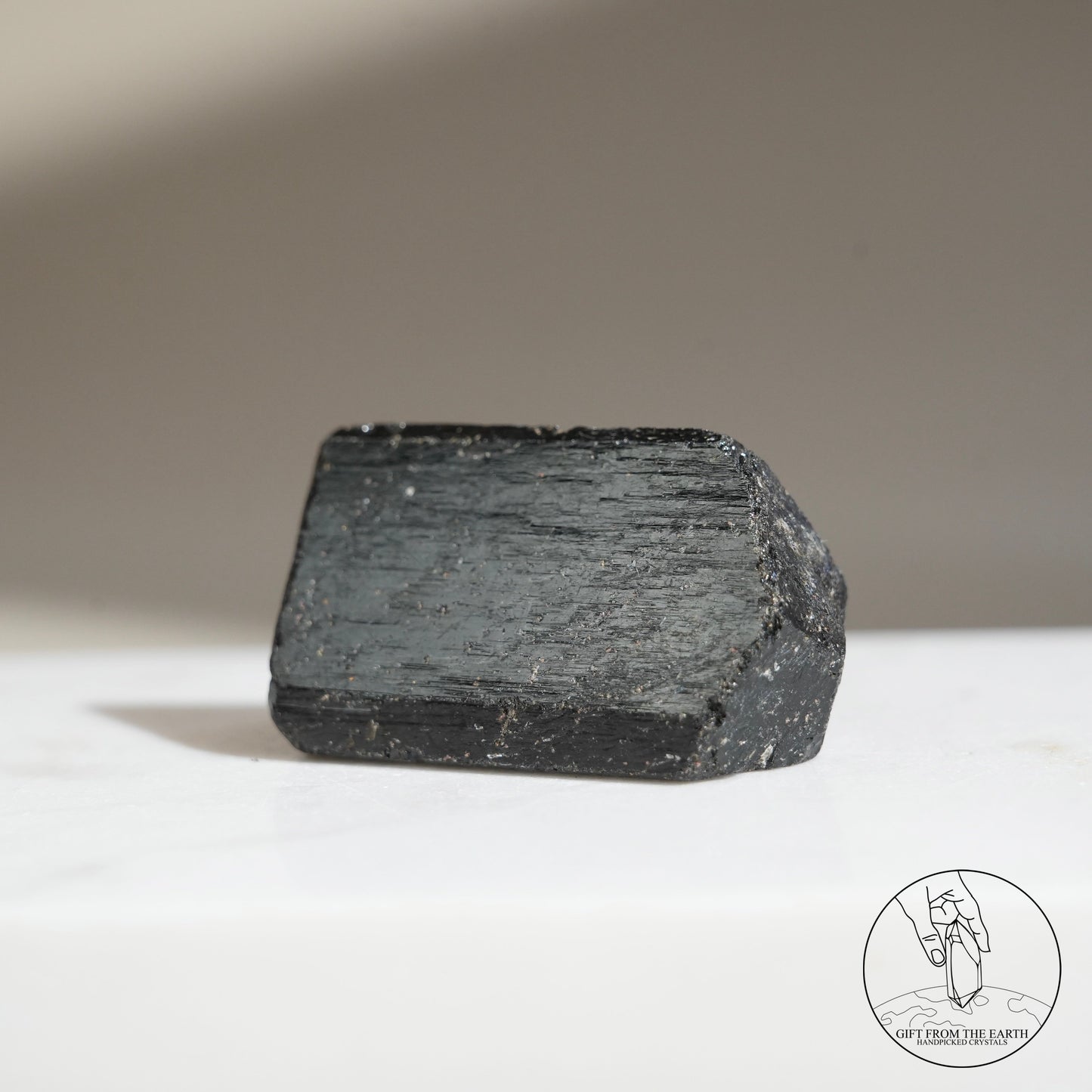 Madagascar lustrous black tourmaline 