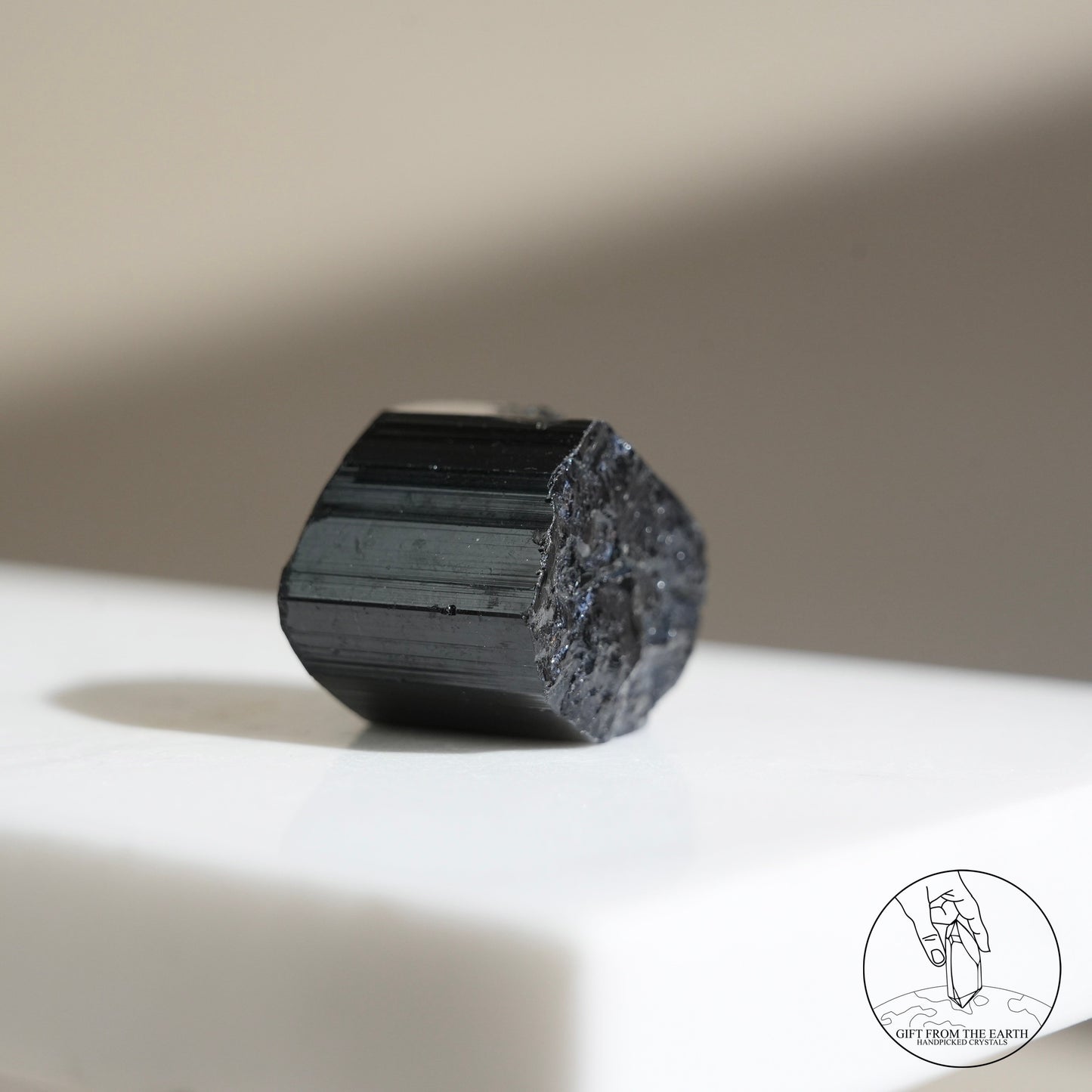 Mozambique lustrous black tourmaline 