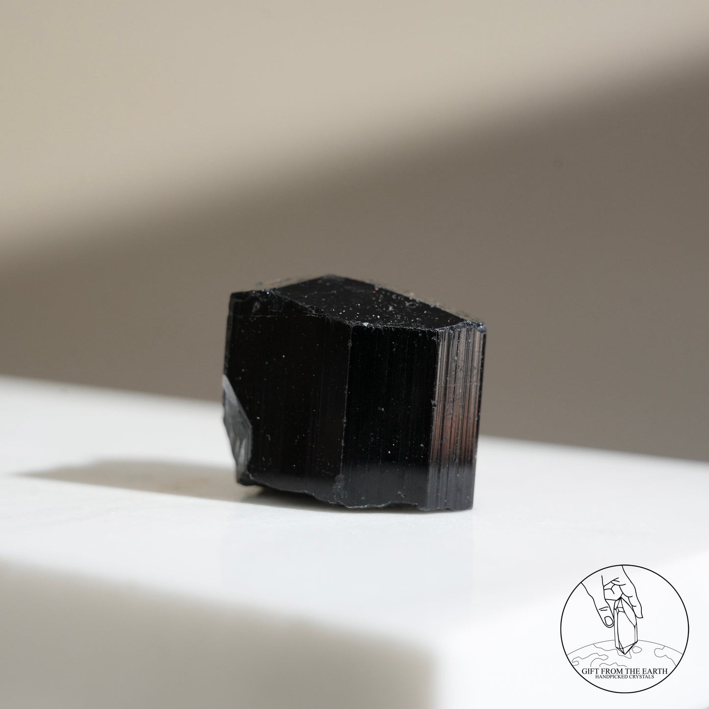 Mozambique lustrous black tourmaline 