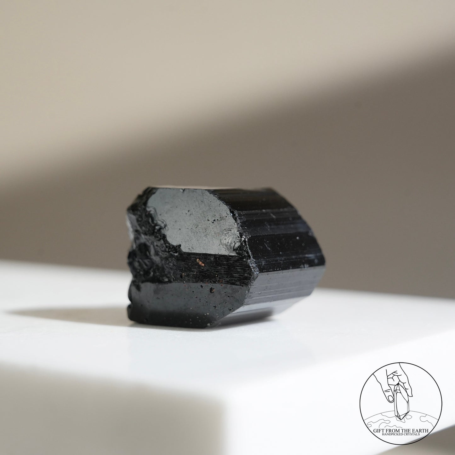 Mozambique lustrous black tourmaline 