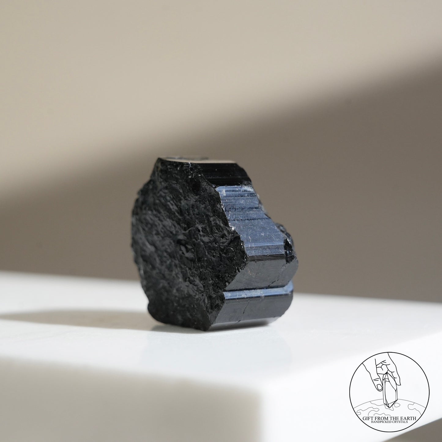 Mozambique lustrous black tourmaline 