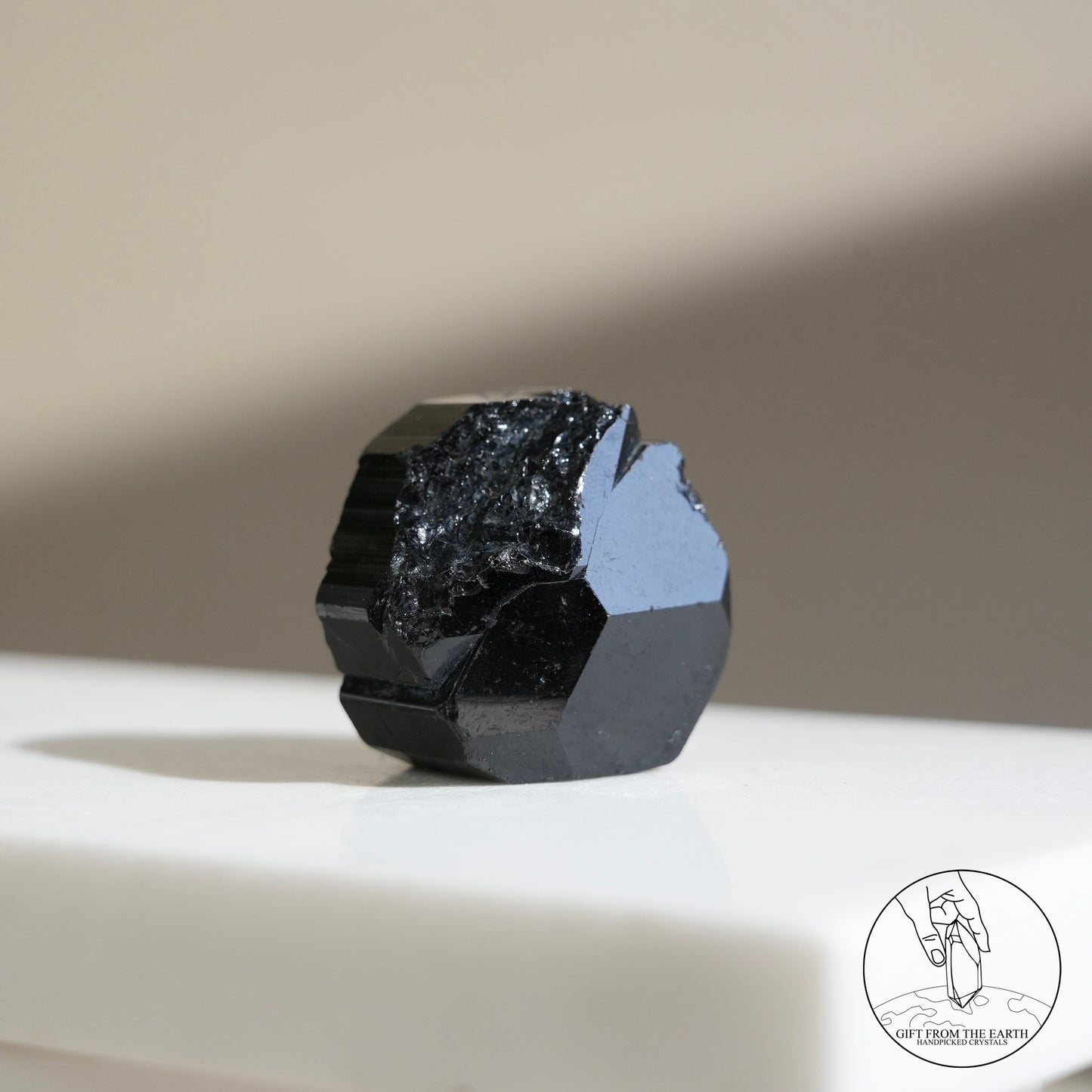 Mozambique lustrous black tourmaline 