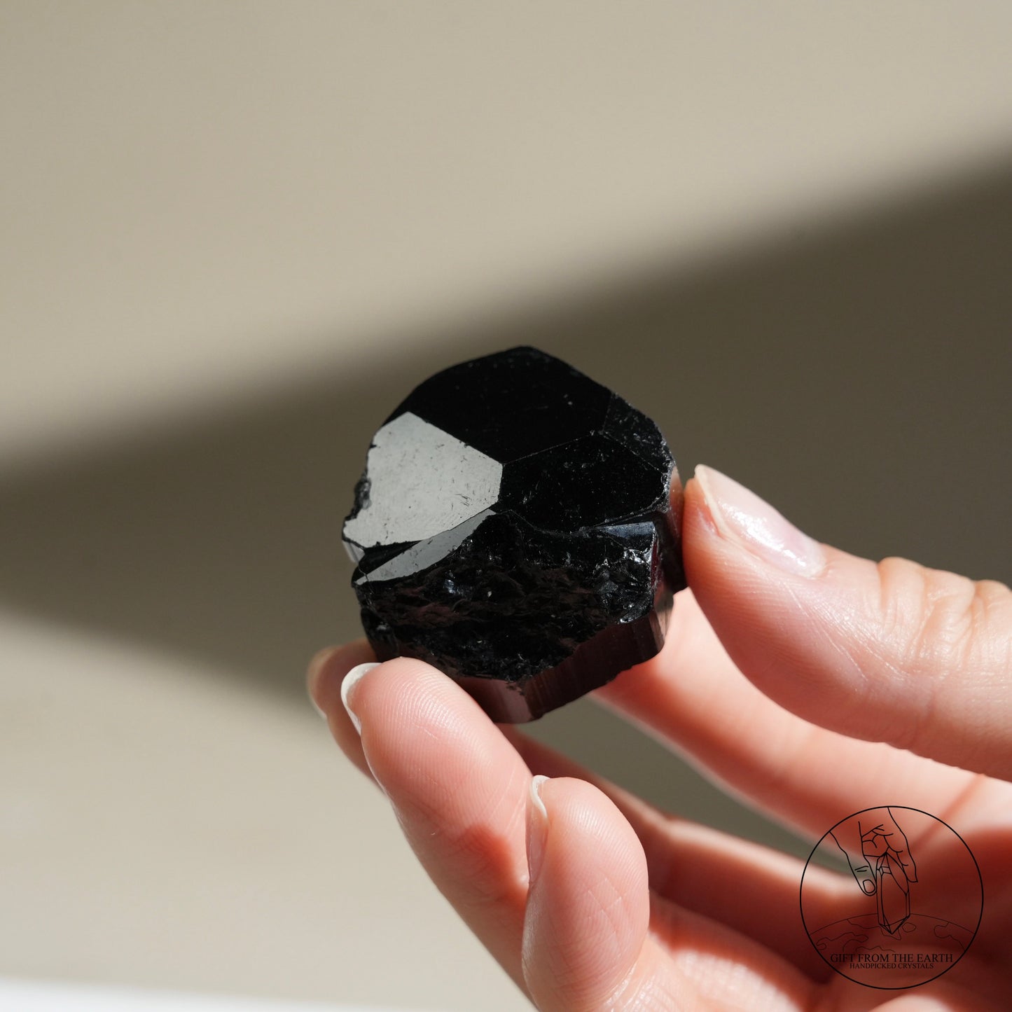 Mozambique lustrous black tourmaline 