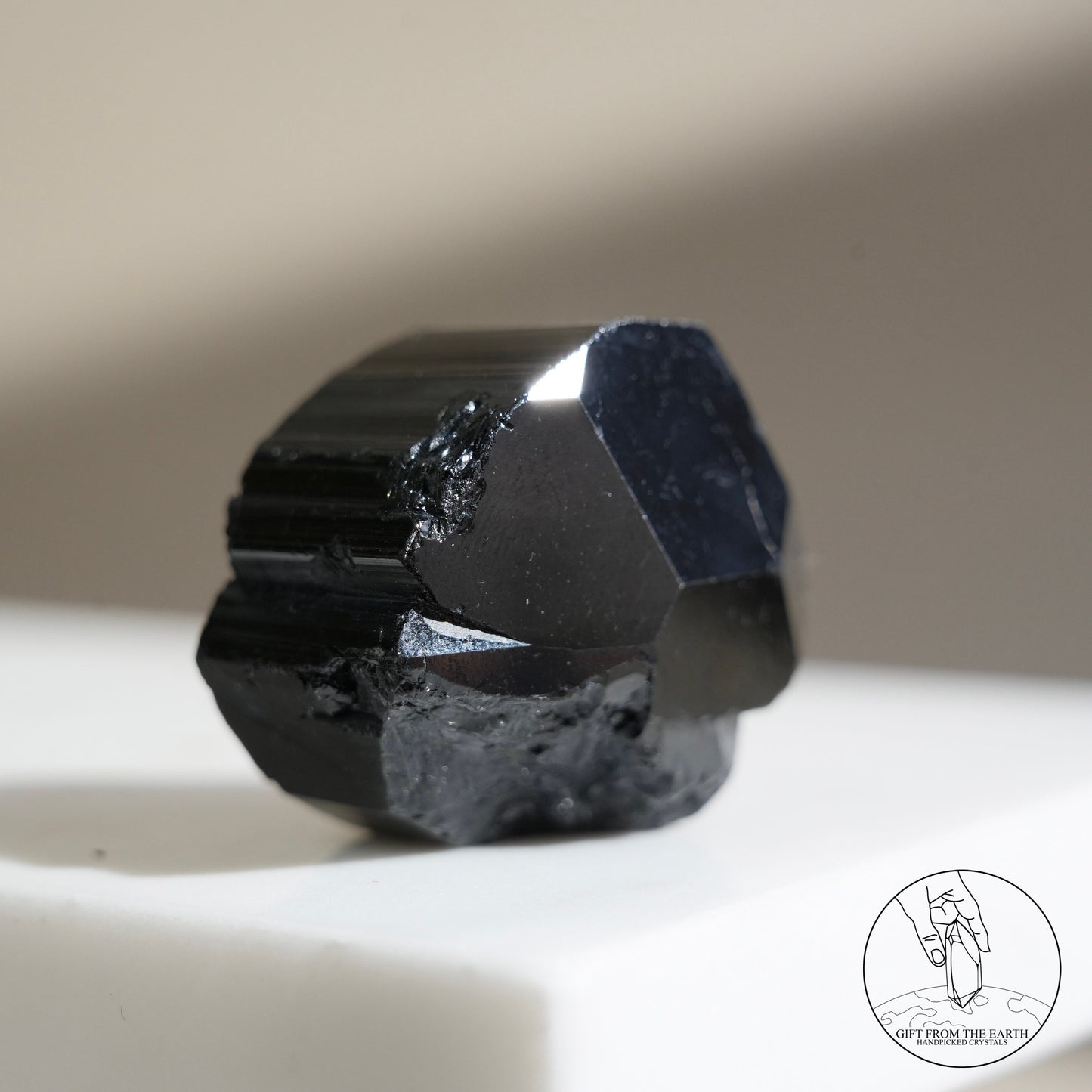 Mozambique lustrous black tourmaline 