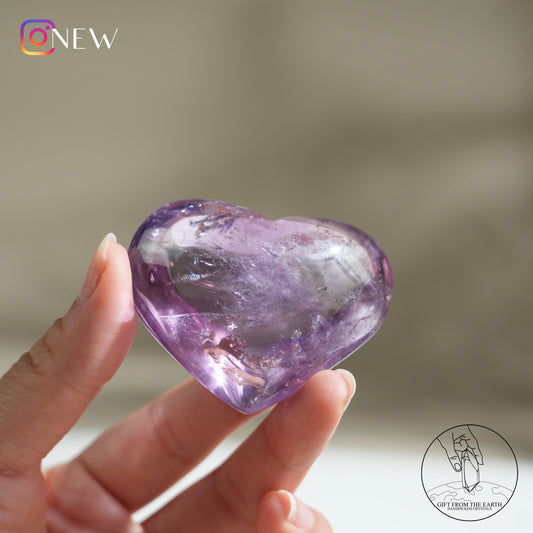 Amethyst heart