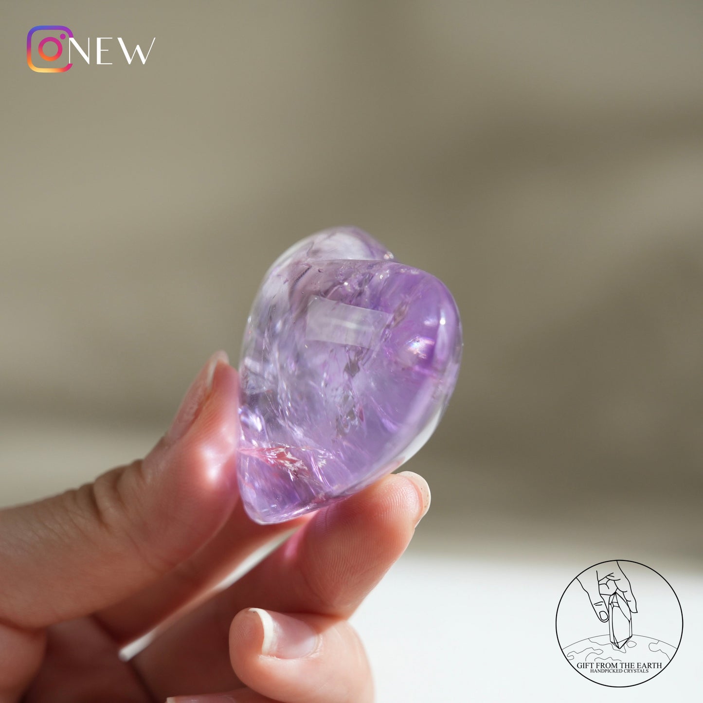 Amethyst heart