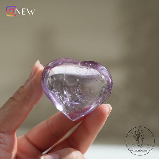 Amethyst heart