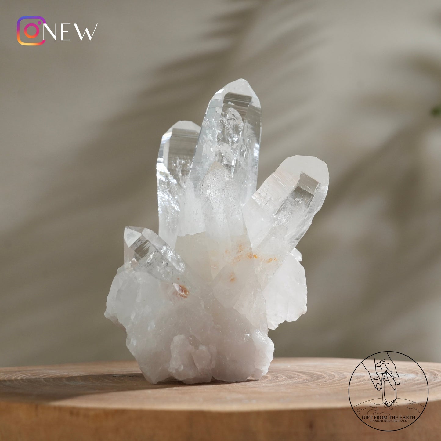 Colombian lemurian quartz cluster