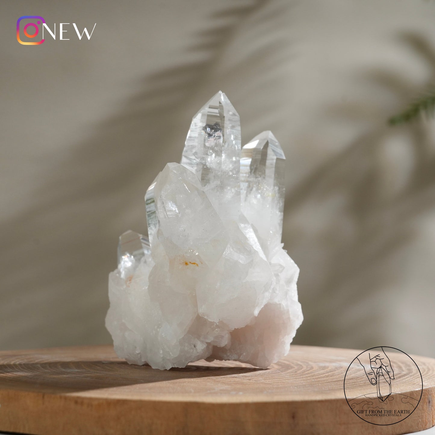 Colombian lemurian quartz cluster