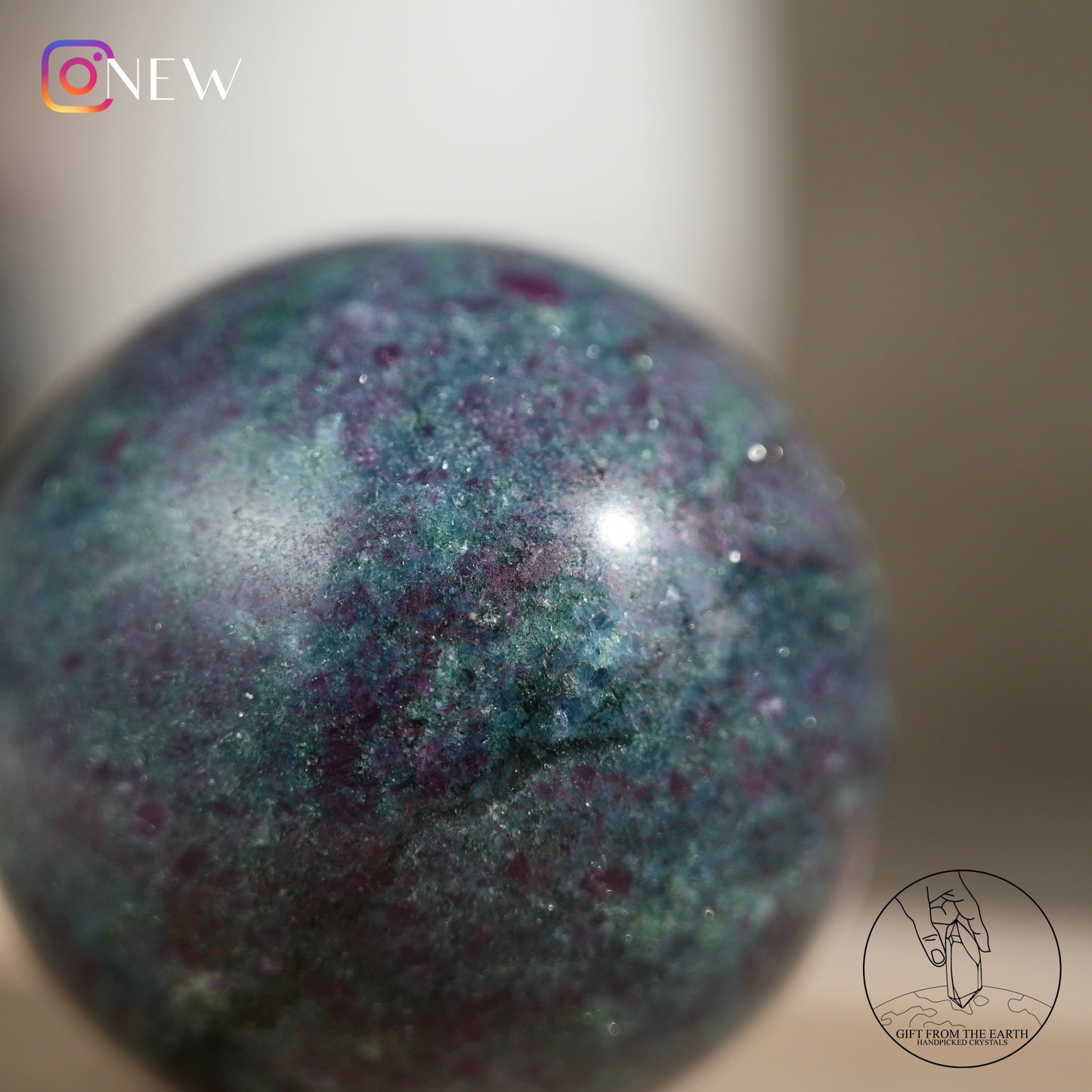 Red-green-blue tourmaline association sphere