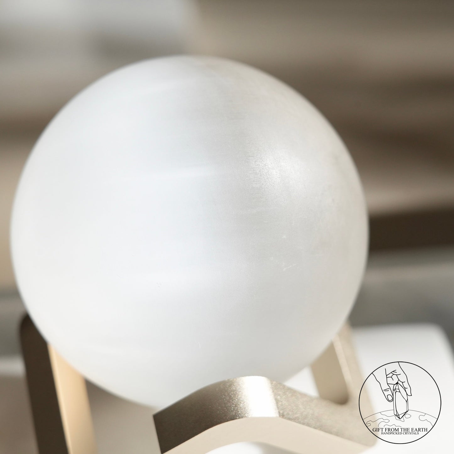 Selenite sphere