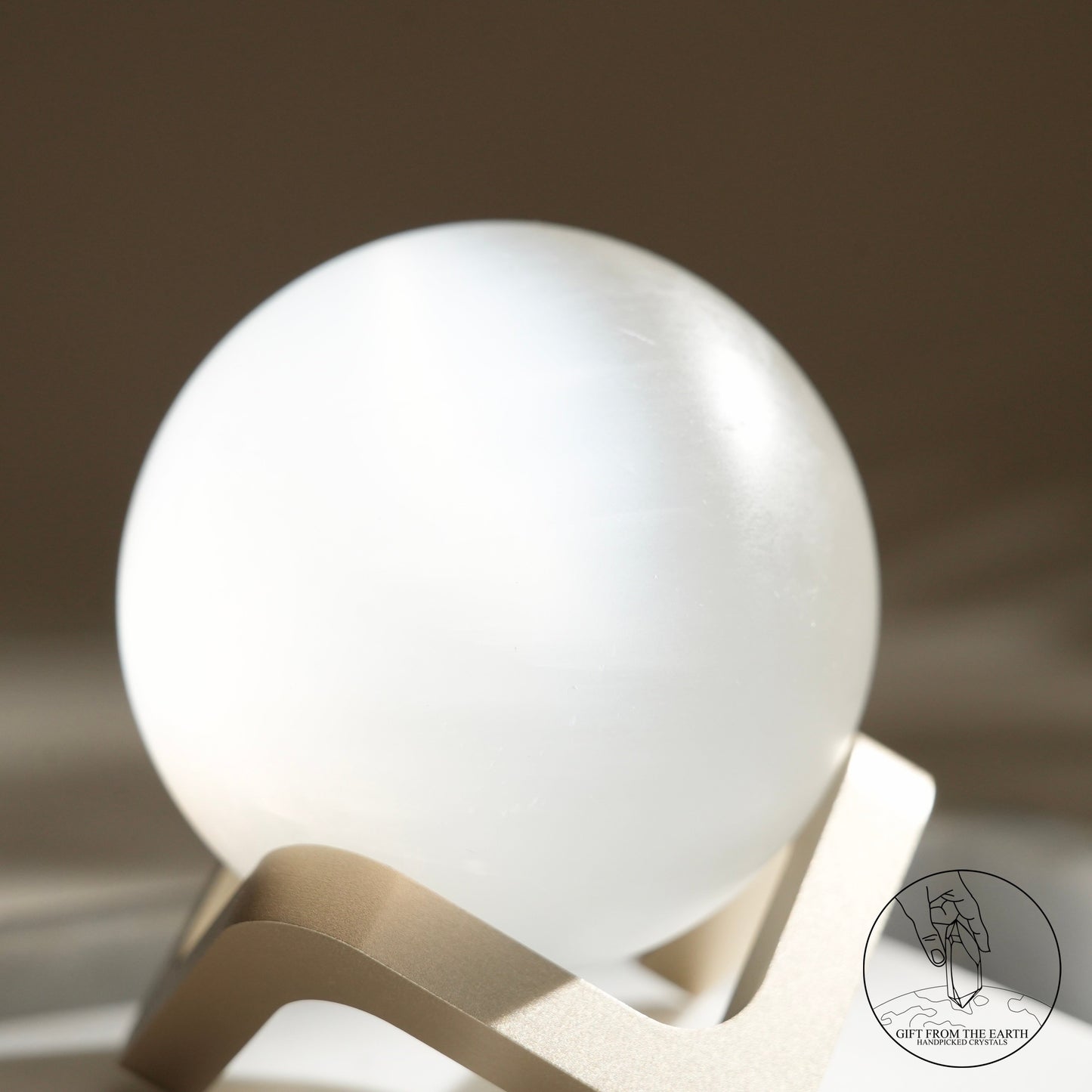 Selenite sphere