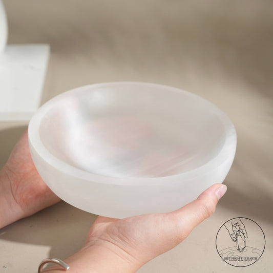 Selenite bowl