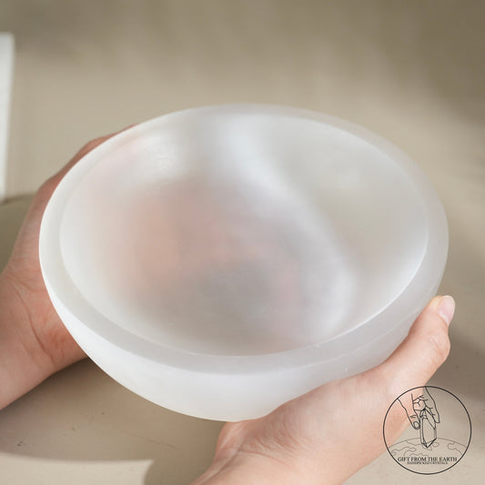 Selenite bowl