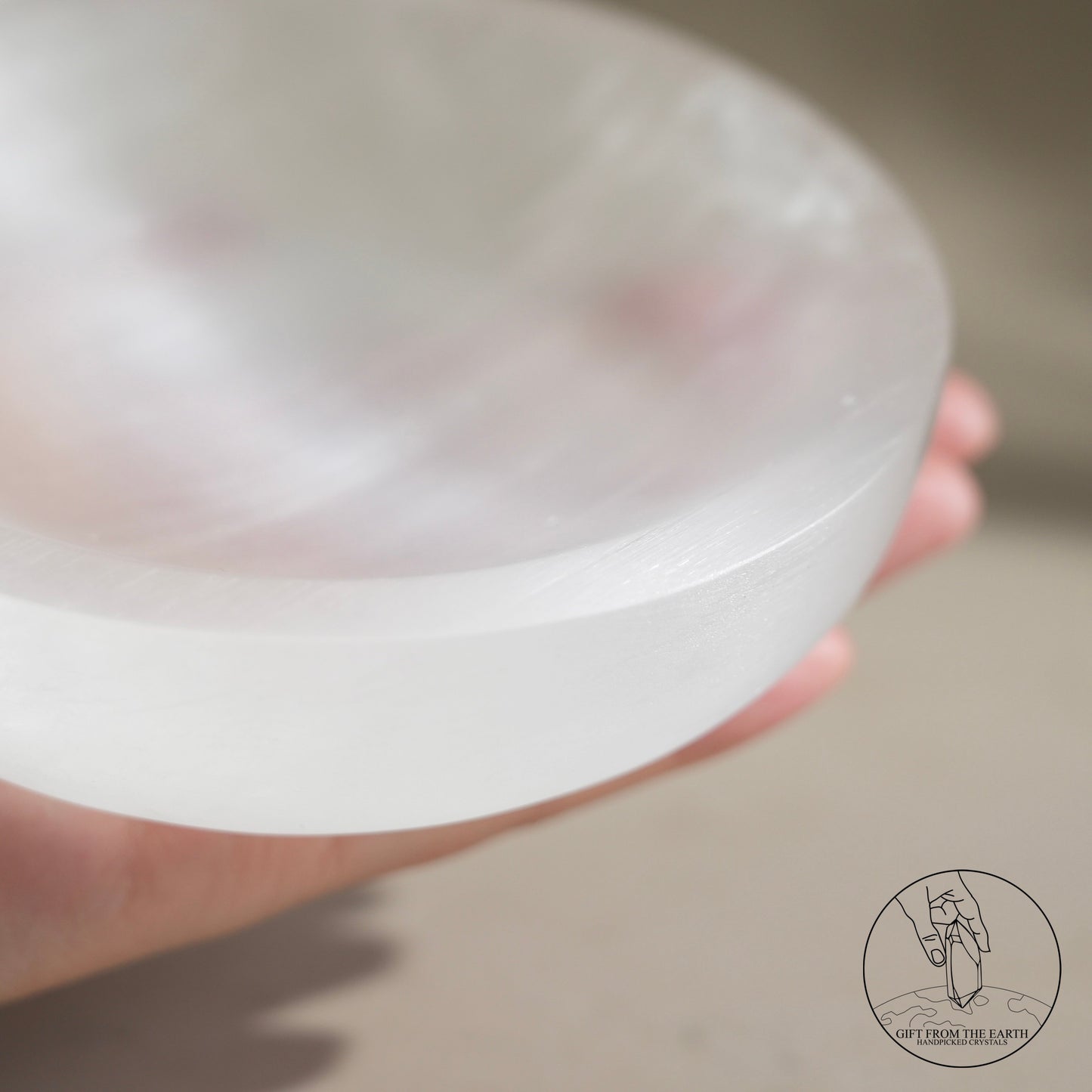 Selenite bowl