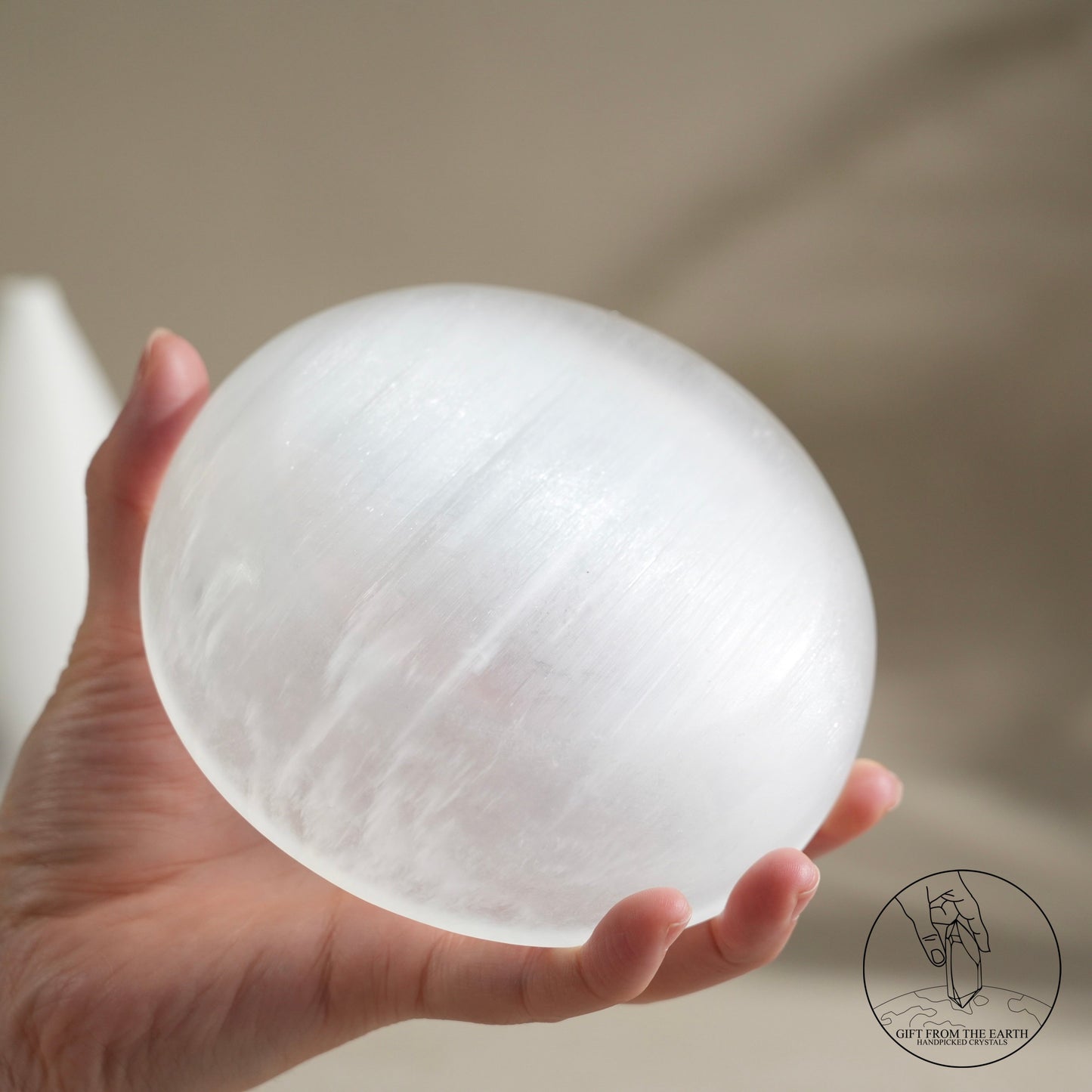 Selenite bowl