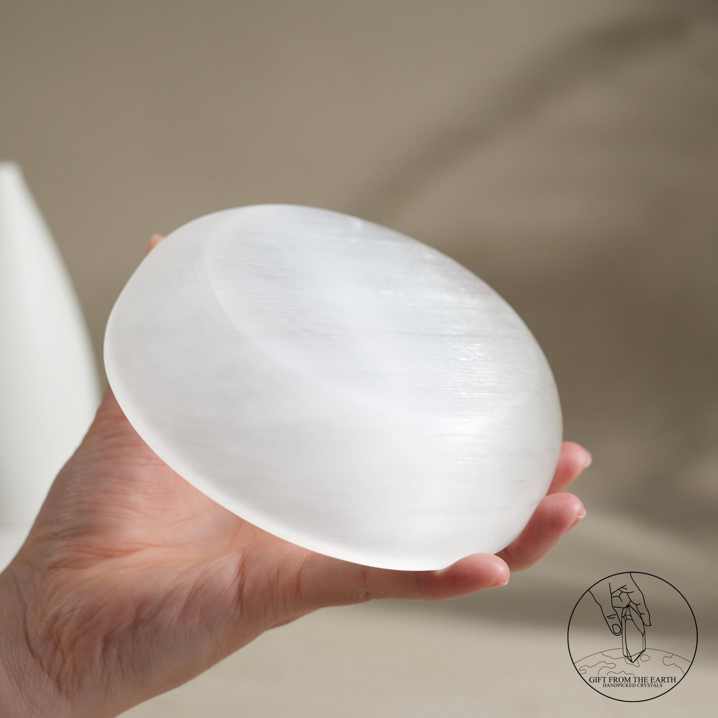 Selenite bowl