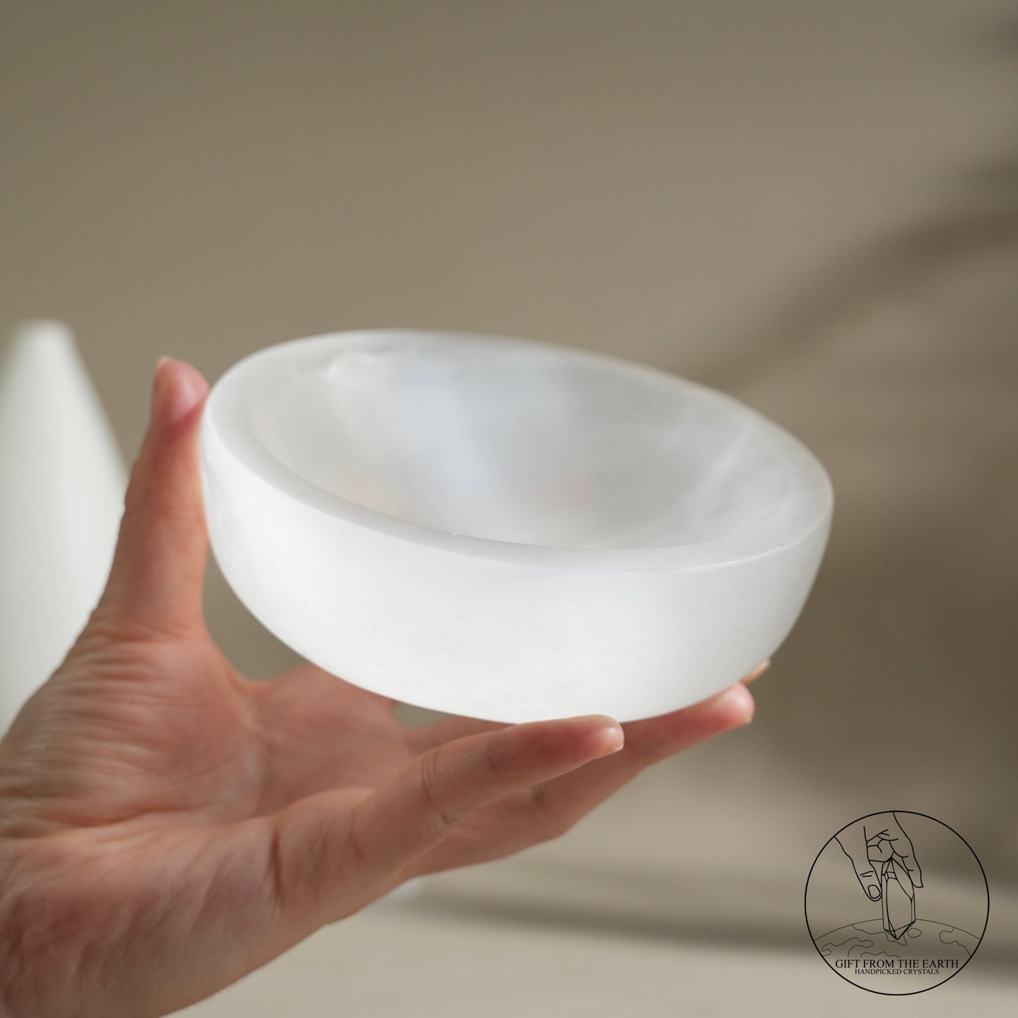 Selenite bowl