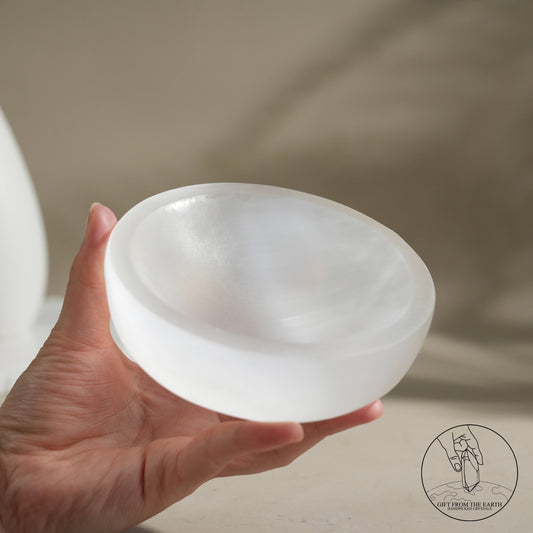 Selenite bowl