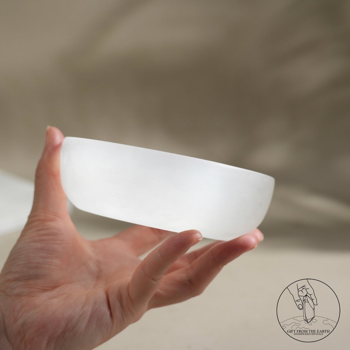 Selenite bowl