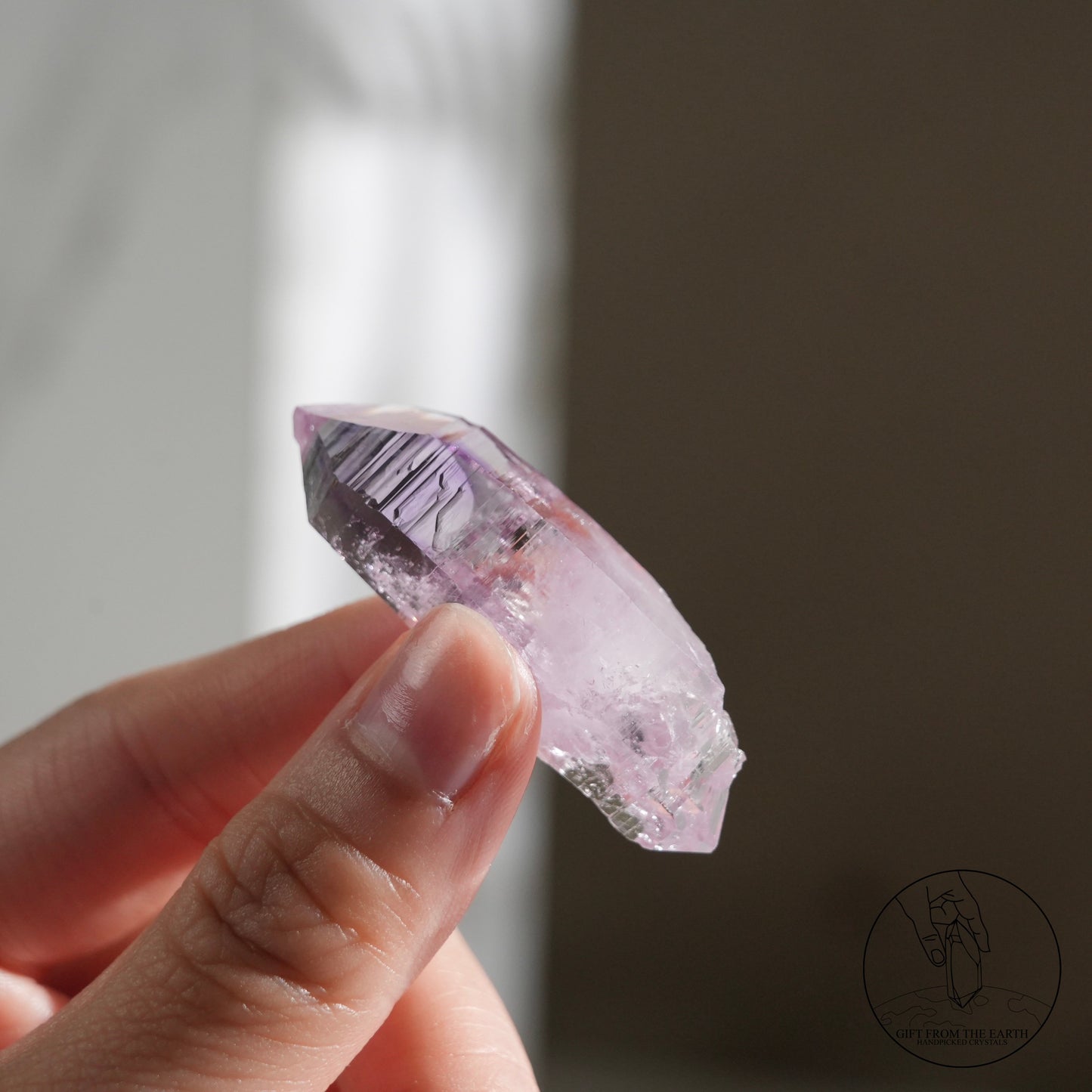 雙尖克魯茲紫水晶原石