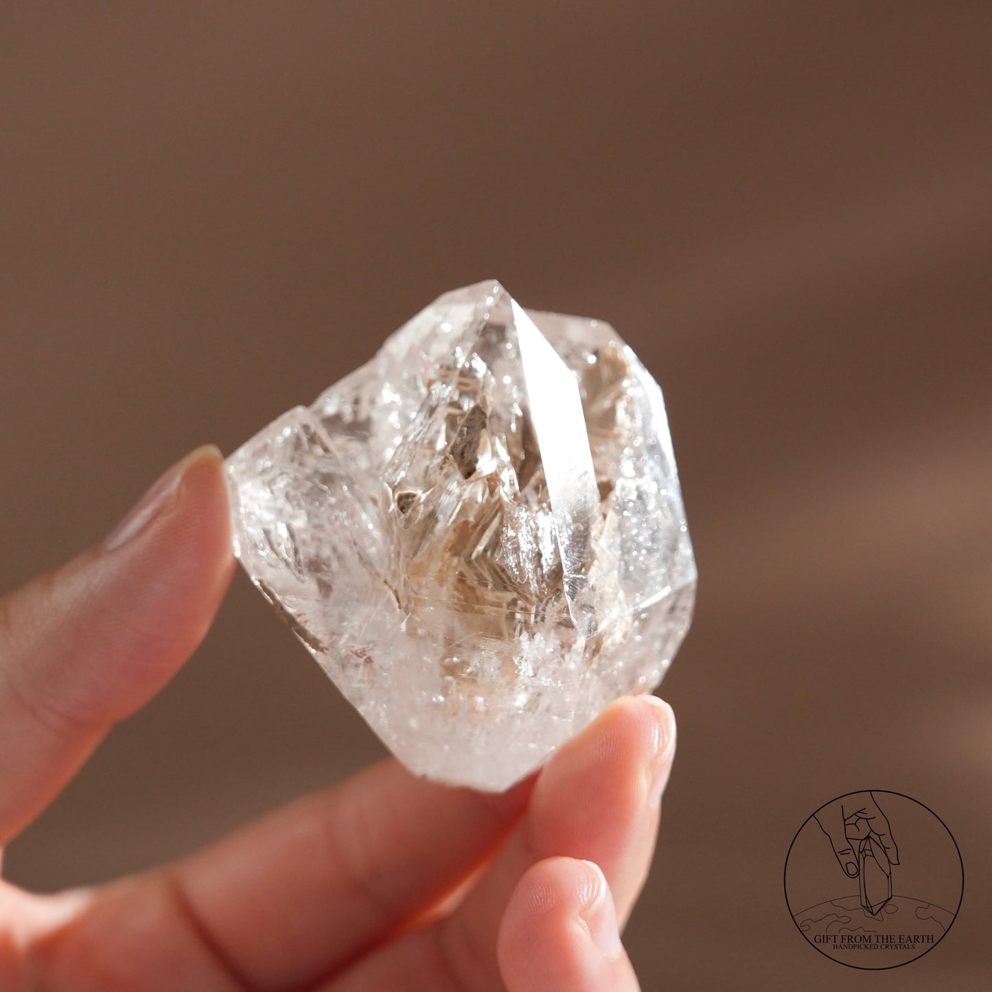 Nepal white Skeletal quartz