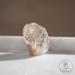 尼泊爾黃泥白骸骨水晶
