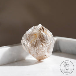 尼泊爾黃泥白骸骨水晶