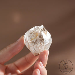 尼泊爾黃泥白骸骨水晶