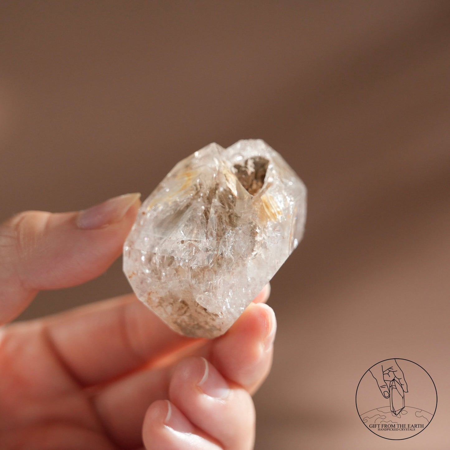 Nepal white Skeletal quartz