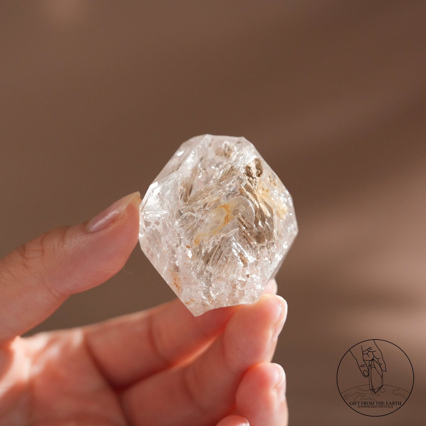 Nepal white Skeletal quartz