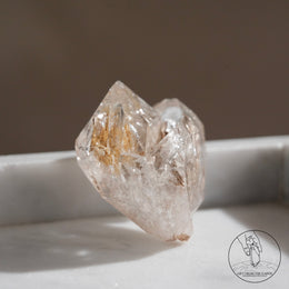尼泊爾黃泥白骸骨水晶