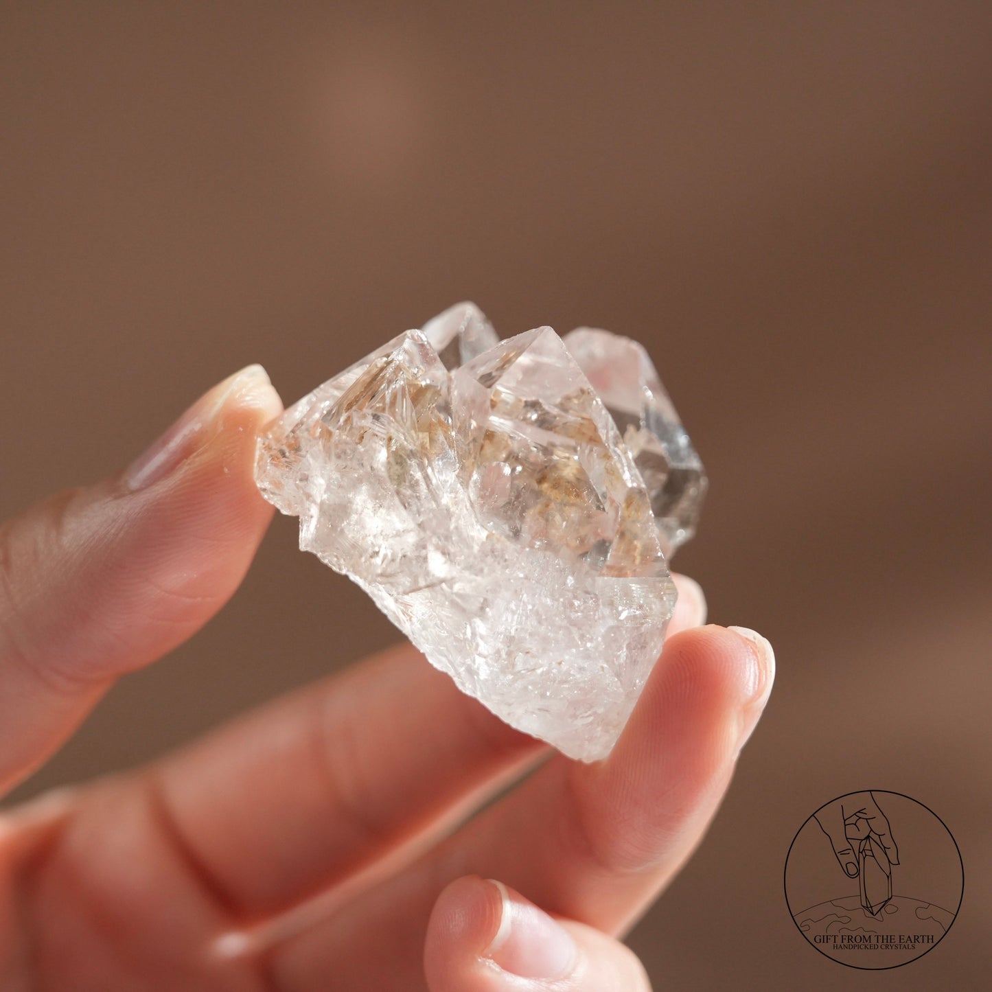 Nepal white Skeletal quartz