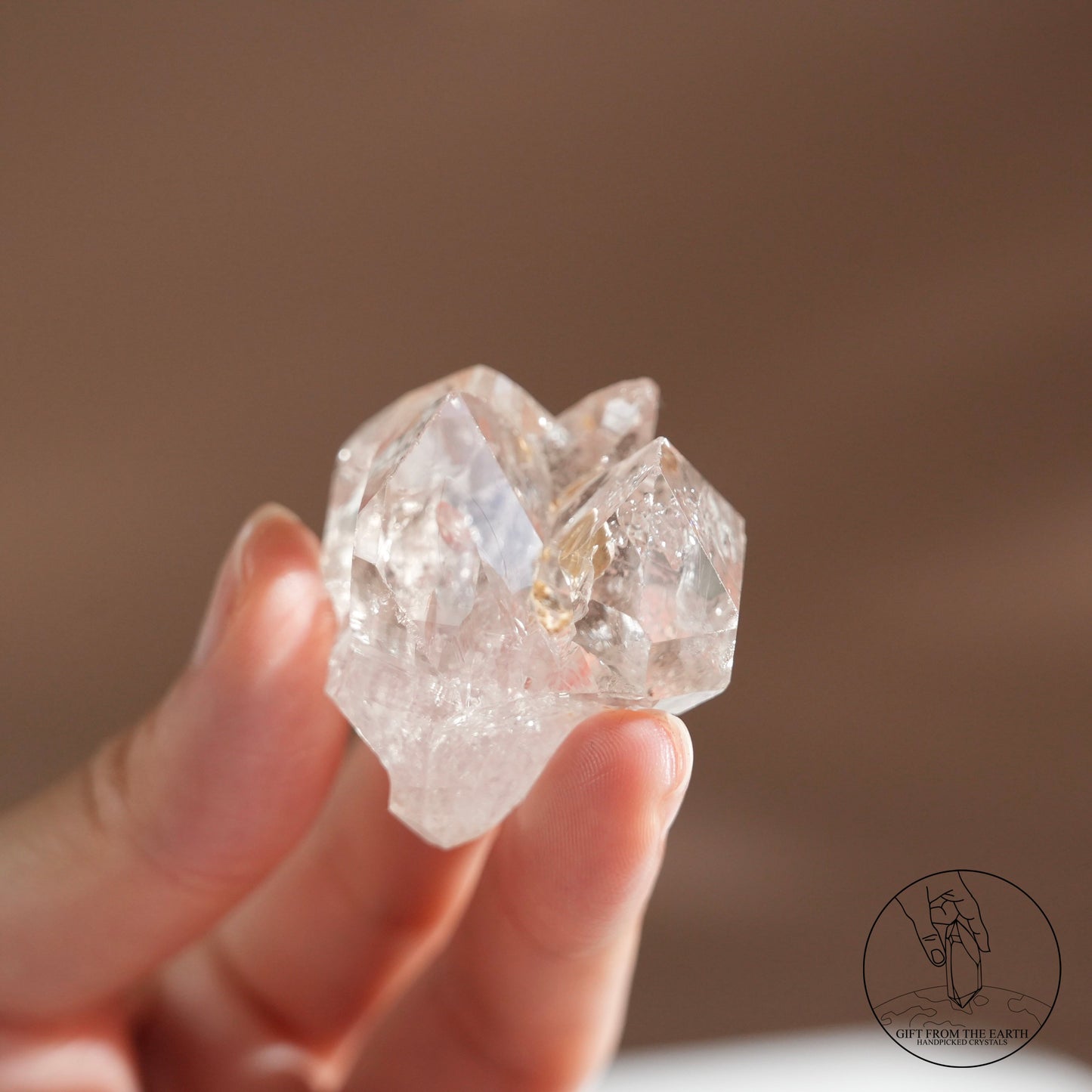 Nepal white Skeletal quartz