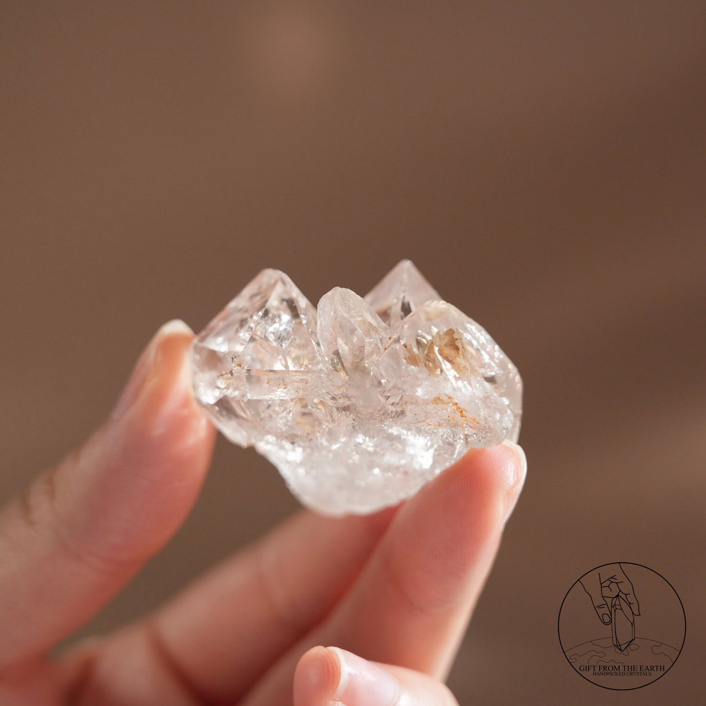 Nepal white Skeletal quartz