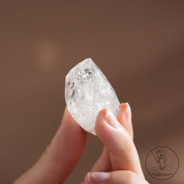 尼泊爾黃泥白骸骨水晶