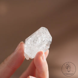 尼泊爾黃泥白骸骨水晶