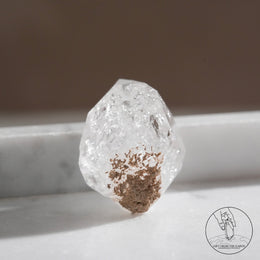 尼泊爾黃泥白骸骨水晶