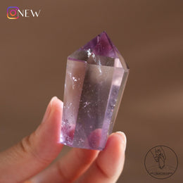 紫黃水晶柱