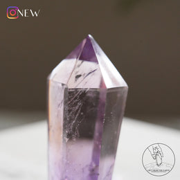 紫黃水晶柱