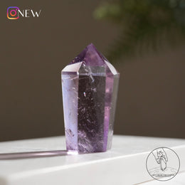 紫黃水晶柱