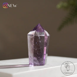 紫黃水晶柱