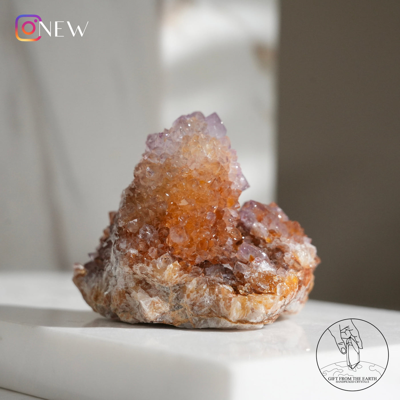 Elestial Quartz Hematitewith