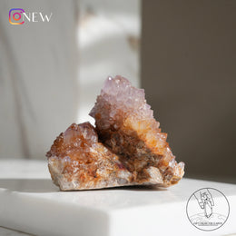 Elestial Quartz Hematitewith