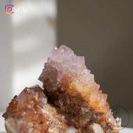Elestial Quartz Hematitewith